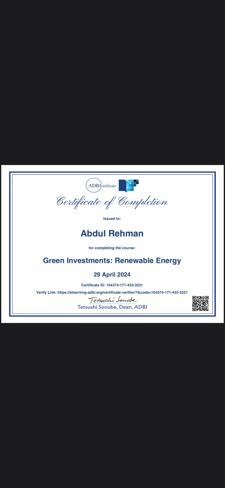 Green Investments